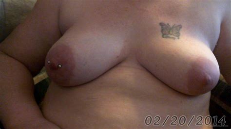 my hot wife showing off her goods bbw with nipple and clit piercing