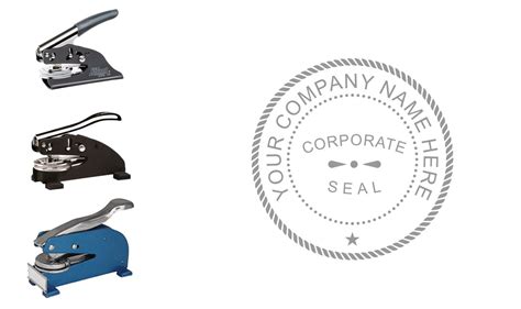 corporate seal embosser