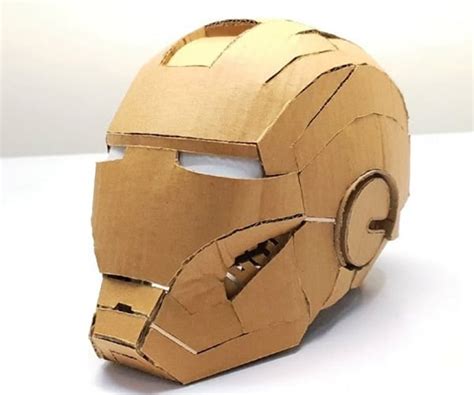 diy cardboard iron man infinity gauntlet