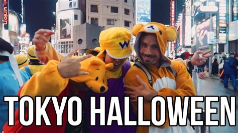 tokyo crazy halloween street party in shibuya youtube