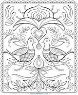 Nordic Dover Bordados Doverpublications Sheets Mandala Bordar sketch template