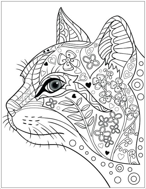 geometric animal coloring pages  getcoloringscom  printable
