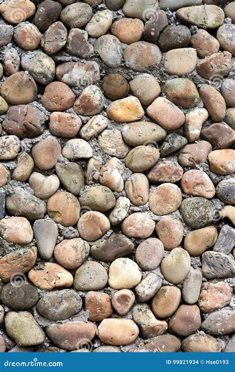 cobble wall stock photo image  small colorful background