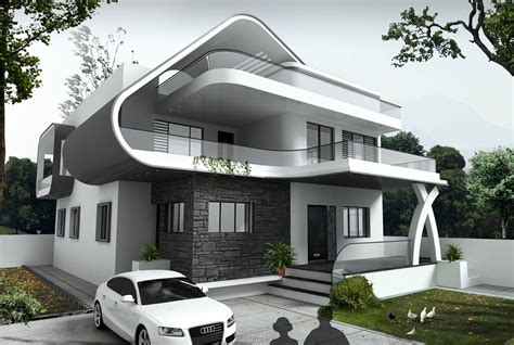 modern bungalow design cad drawing     cad file    cad file