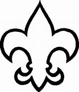 Scouts Scout Lis Fleur Boy Cub Clip Symbol Clipartbest Eagle sketch template