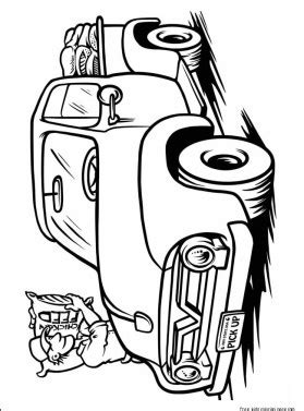 monster truck coloring book pages  kidsfree kids coloring page