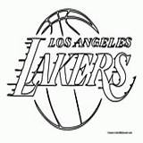 Coloring Pages Lakers Angeles Los Basketball Color Nba Kids Fun Template Sports Miami Heat Print Develop Ages Recognition Creativity Skills sketch template