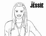 Jessie Coloring Pages Disney Hey Show Tv Emma Ross Getcolorings Getdrawings Color Template Book Print sketch template