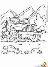 Jeeps Rubicon sketch template