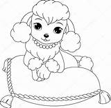 Caniche Colorear Depositphotos Pudel Poodle Kleurplaat Malvorlagen Hond Myloview Acessar Ausblenden Salvo sketch template