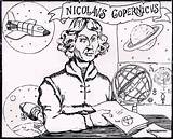 Copernicus Kopernik Mikolaj Gif Sun sketch template