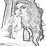 Amy Drawing Winehouse Getdrawings sketch template