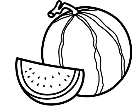watermelon coloring pages  print watermelon coloring pages  print