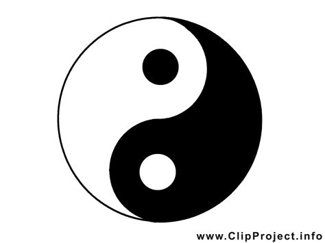 yin und  symbol bild