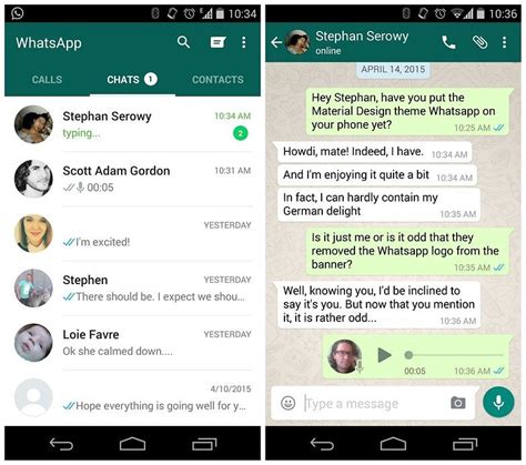 androidpit whatsapp material design update   video chatting video   chat