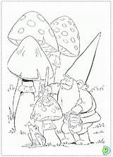 Gnome Gnomes Dinokids Zwerge Zwerg sketch template
