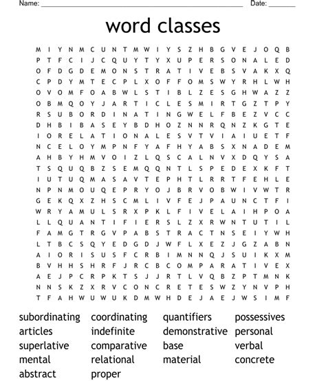 word classes word search wordmint