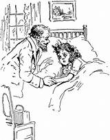 Sick Physician Makes Call House Girl Clipart Etc Large Usf Edu Small Medium sketch template