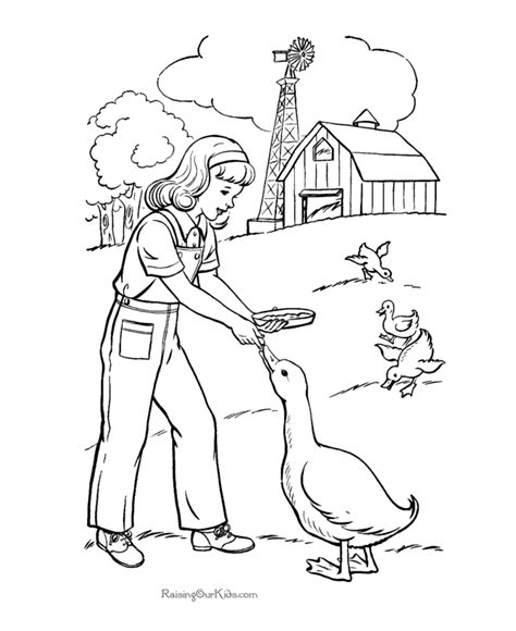 farm coloring picture  kid farm coloring pages coloring pictures