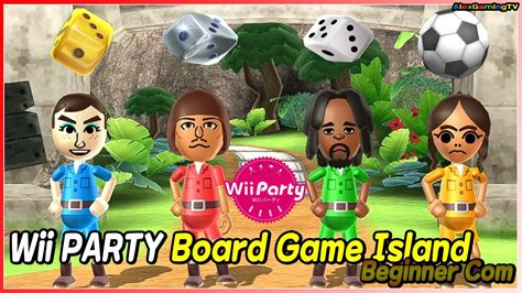 wii party board game island beginner com eddy vs mike vs alex vs