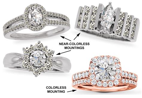 colorless diamond semi mounts jewelry secrets