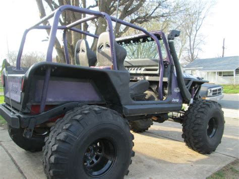 awesome 1987 jeep wrangler lifted yj w cj front end tube body rock crawler for sale jeep