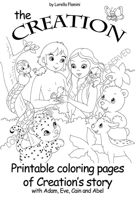 printable bible coloring pages creation inactive zone