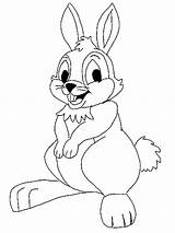 Rabbit Coloring Pages Kids Bunny Printable Drawing Sheet Template Getdrawings Kid Results sketch template