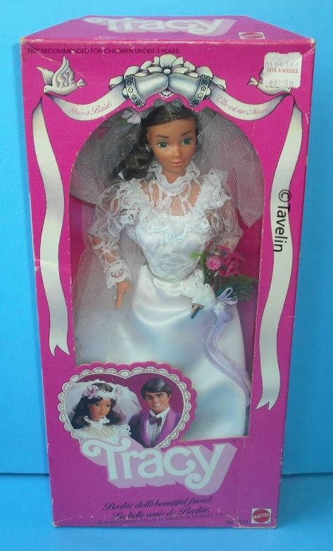 Tracey Bride Doll 1982 Nrfb Barbie Friend Doll With Steffie Face