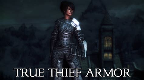 tes  skyrim mods true thief armor youtube