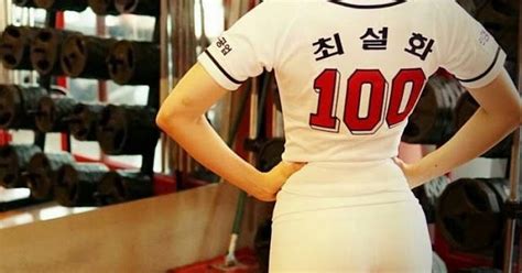 this beautiful korean girl is going viral after her sexy baseball pitch