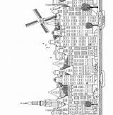 Skyline Skylines Cityscapes sketch template