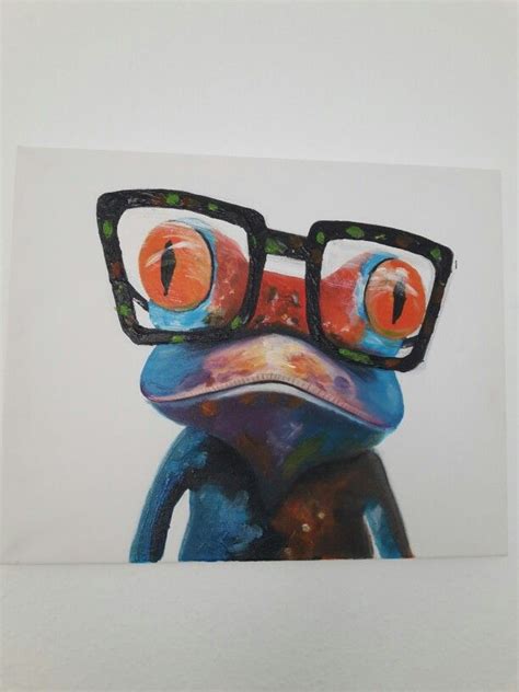 acrylic painting beginner frog art painting creative