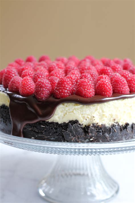Raspberry Cheesecake With Oreo Crust Hip Foodie Mom