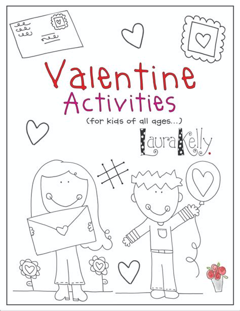 valentines day  printables activities  kids   ages