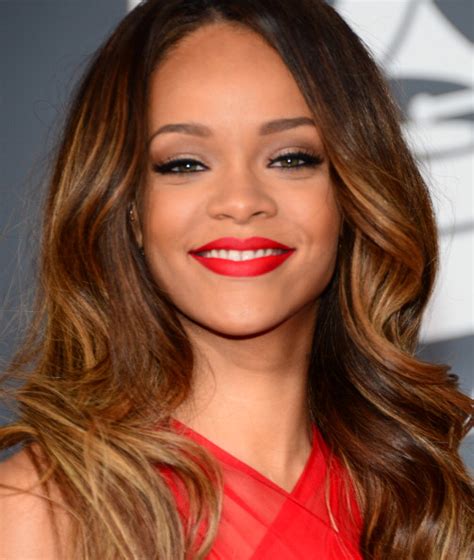 proof that rihanna can wear pretty much any lipstick color