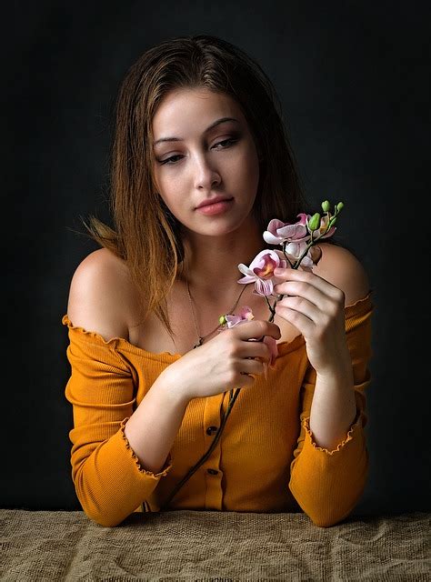 Girl Flower Beauty Free Photo On Pixabay Pixabay