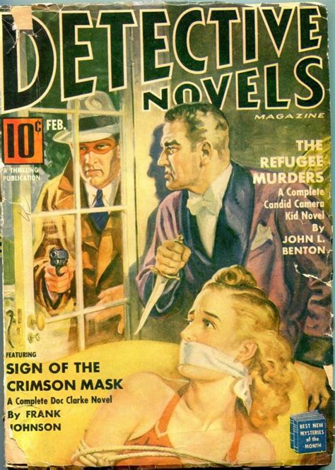 Detective Novel Pulp Covers