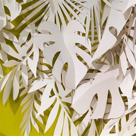 paper palm leaves paper flowers paper decorations paper plants