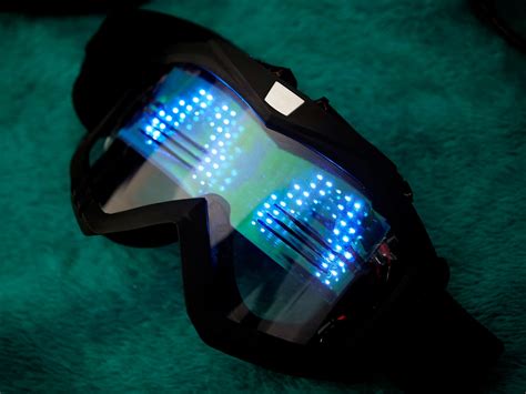 cyber goggles  app programmable display important etsy