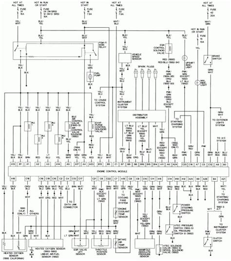 honda civic  wiring diagram