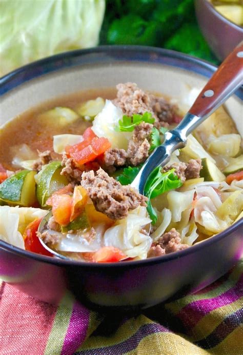 The Most Satisfying Cabbage Beef Soup How To Make Perfect Recipes