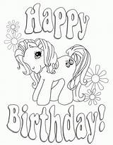 Verjaardag Horse Clipground Effortfulg Topkleurplaat Unicorns sketch template