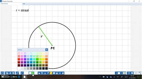 cirkel met straal en diameter youtube
