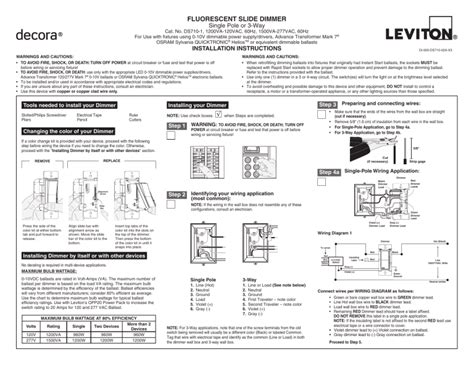 leviton ds  installation guide manualzz