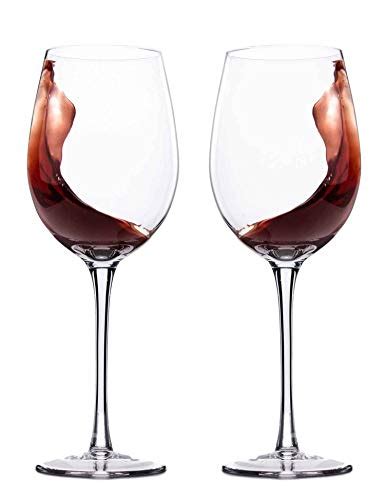 Hand Blown Italian Style Crystal Red Or White Wine Glasses