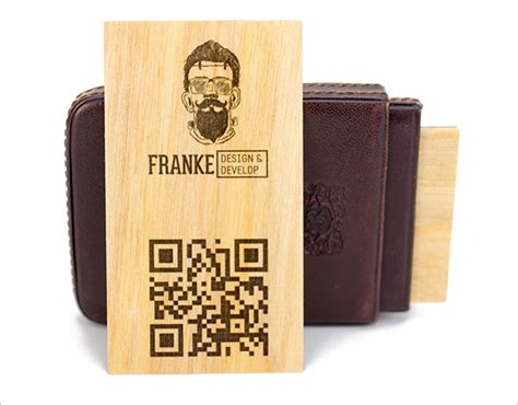 wooden business card templates pages indesign ai