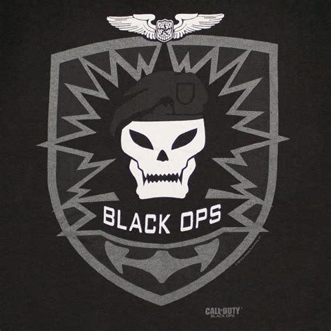 buy official call  duty black ops skull logo  shirt