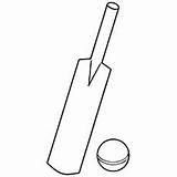 Cricket Coloring Pages Bat Ball Toddler Top Batsman sketch template