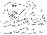 Swimming Sport Coloring Pages Coloringpages4u sketch template